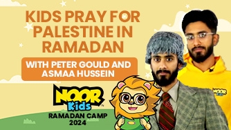 Kids Pray for Palestine in Ramadan with Peter Gould and Asmaa Hussein
